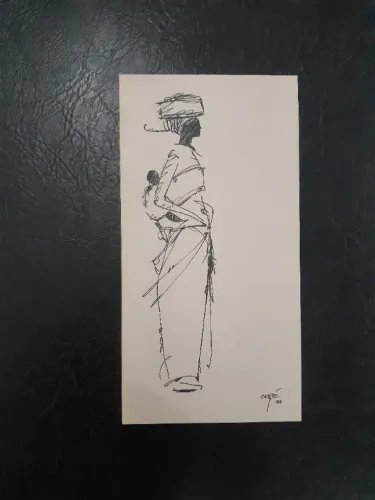 Carybé, desenho nanquim