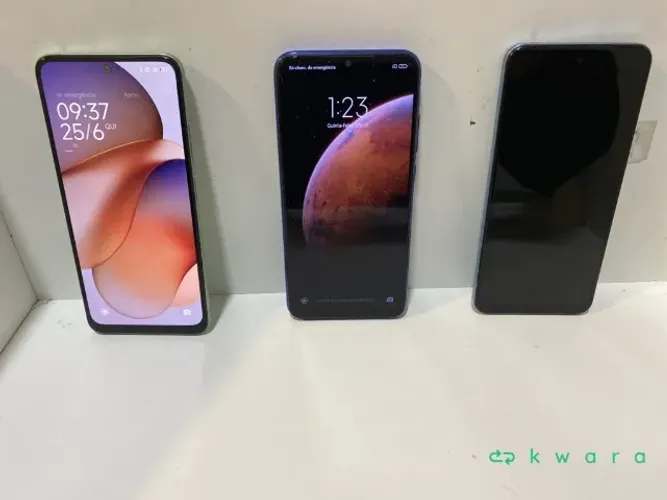 3 Celulares: Xiaomi Redmi Note 8 64Gb, Xiaomi Redmi Note 12S 256Gb e Xiaomi Redmi Note 12S