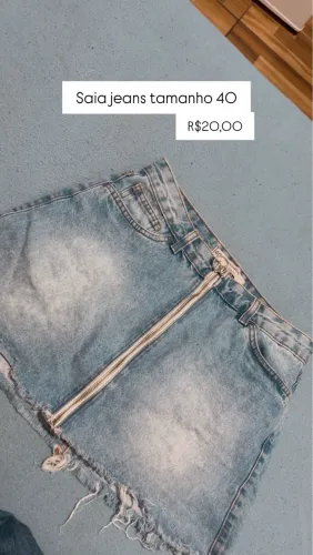 Saia jeans
