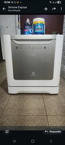 Lava louça electrolux 8 serviços usada apenas 6 vezes seminova