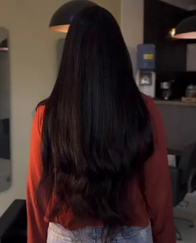 Mega hair na tela