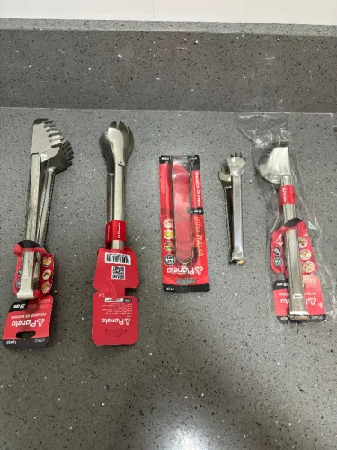 Talheres/Pegadores em aço inox Novos R$ 2,50 a unidade