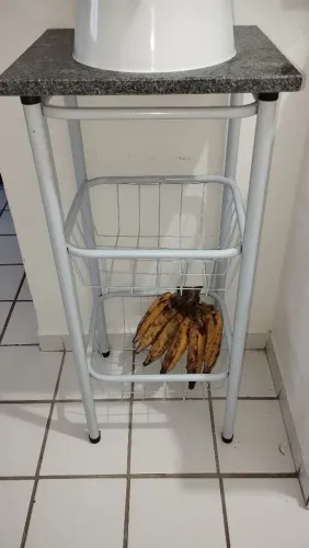 Fruteira grande branca 