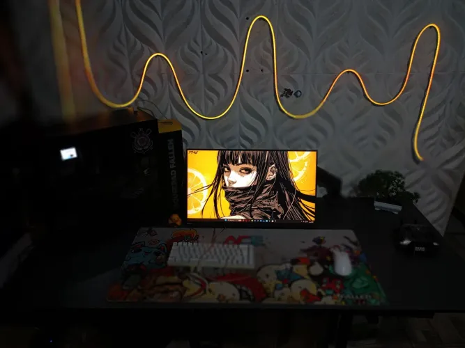 Monitor + braço articulado 24" 180hz IPS lg