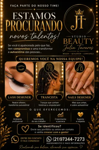 Vaga em Studio de beleza