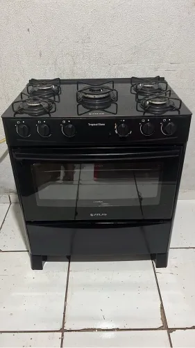 Fogão mesa de vidro