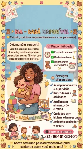 Babá finais de semana 