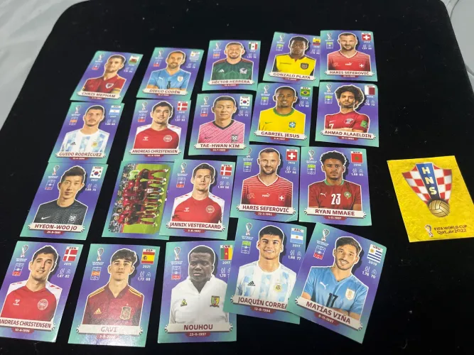 Figurinhas da copa 2022