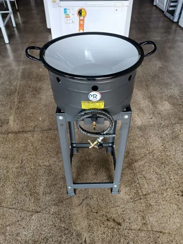 Pasteleiro Fritador À Gás 6litros Tacho 16 Frituras 