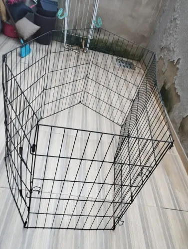 Cercado para cachorro - 7 módulos - 60x60cm