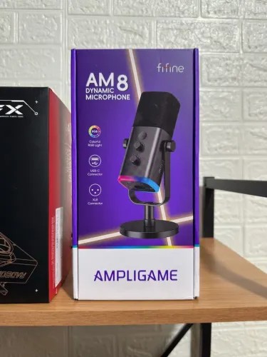 Microfone FIFINE AM8 + Suporte Articulado [NOVO]
