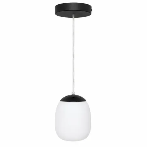 Pendente Decorativo Selene Ayla AY12300 Preto Vidro Fosco G9