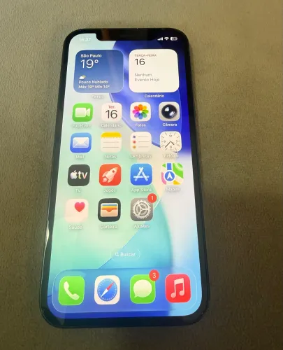 Apple iPhone 12 64GB Preto Impecável