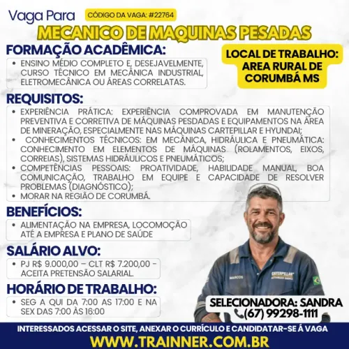 MECANICO DE MAQUINAS PESADAS