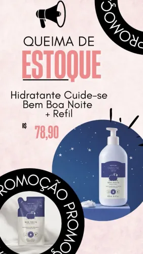 Hidratante Boticário e Natura