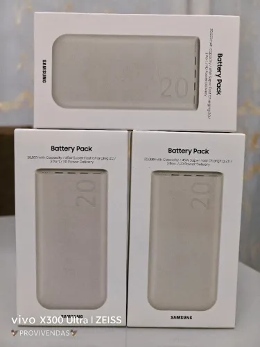 power bank Bateria Carregador Portatil 3x USB-C 20000mAh Super Rapida 45W <br>power bank
