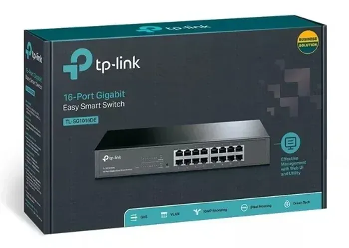 Switch 16 Portas Tp-link Tl-SG1016DE Gigabit - Novo e com garantia - Nexo Store