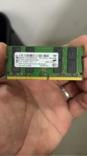 Memória notebook smart 8gb ddr4 2400mhz original Dell sf4641g8ck8iwgkseg