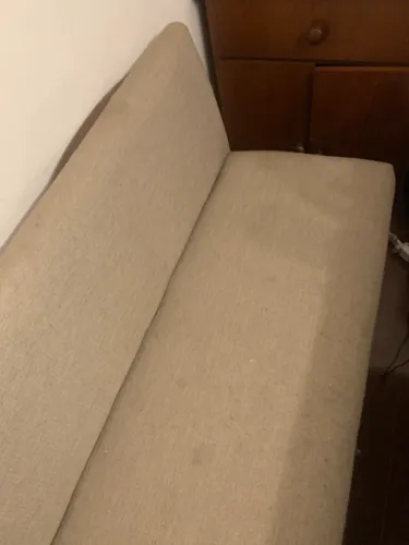 Namoradeira em linho 3 lugares