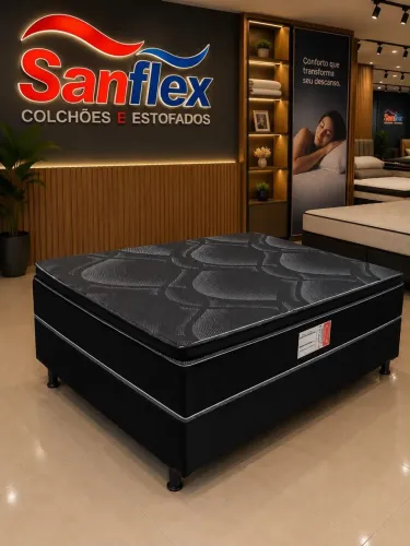 CAMA BOX C/PILLOW TOP