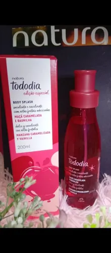 Body Splash da Natura maçã caramelada e baunilha