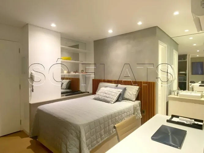 VN Ferreira Lobo, flat disponível para locação com 29m², 01 dormitório e 01 vaga.