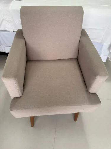 Poltrona Jasper Linho Bege