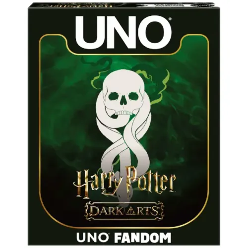 UNO Harry Potter Fandom Dark Arts Jogo de Cartas