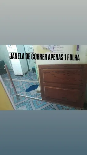 Janela de angelim completa