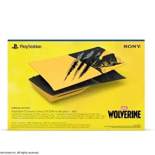 Tampa para Console PS5 Slim Sony Marvel's Wolverine Edição Limitada