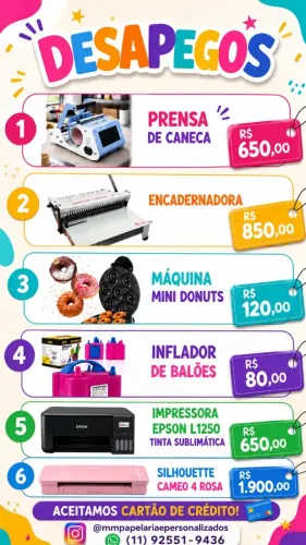Desapegos de Papelaria