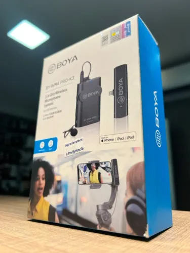 Microfone Boya BY-WM4 PRO-K3 para iPhone