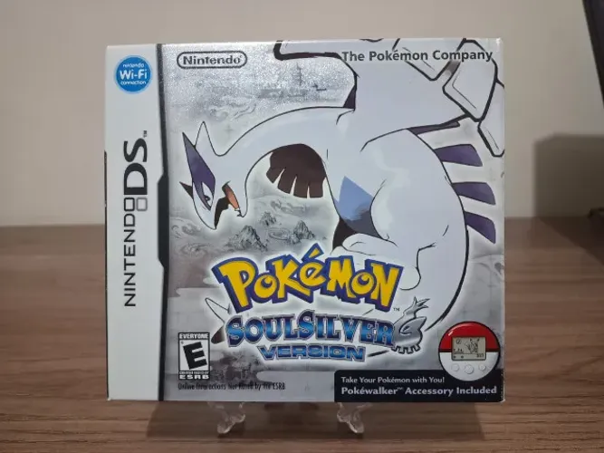 Pokémon Soul Silver Nintendo Ds na caixa