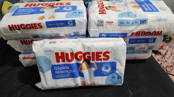 Fraldas Huggies P 46 unidades 