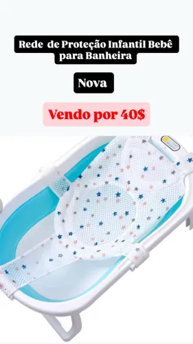 Rede de Proteção Infantil Bebê para Banheira Nova 