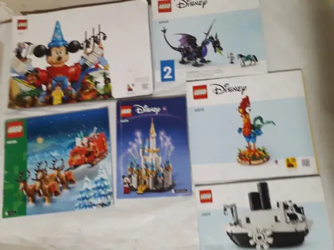 Manuais Lego Disney Somente Manuais Em Espanhol/ingles Leia