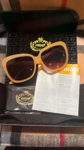 óculos de sol colcci 5001 001 04 acetato Caramelo