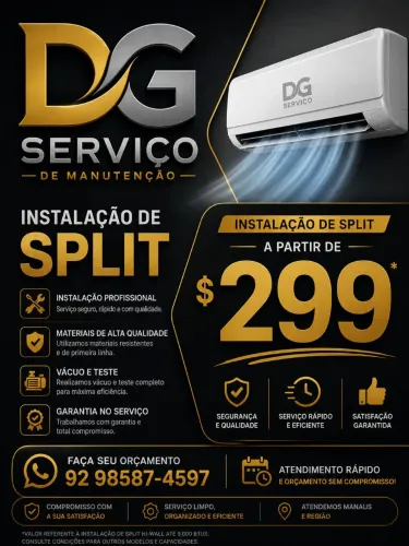 INSTALAÇÃO DE SPLIT EM GERAL