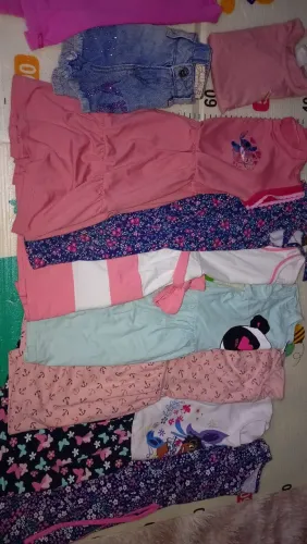 Lote menina tamanho 6 anos