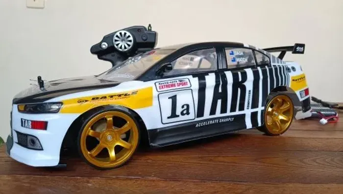 Carrinho RC 4x4 drift grande 46 cm 70 km novo 