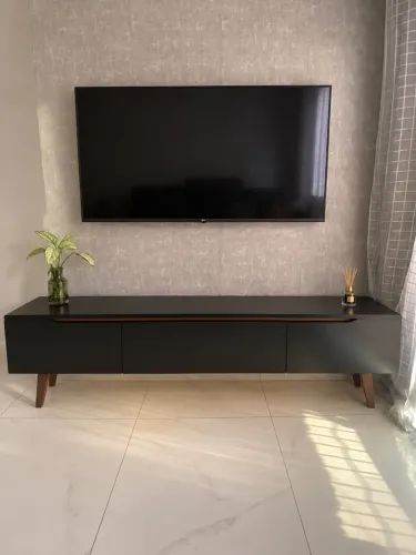 Rack para TV até 75 Polegadas Madesa Reims 2 Portas 1 Gaveta