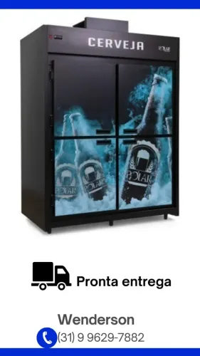 Minicâmara Cervejeira 30 Caixas 4 Portas Cegas Polar Nova