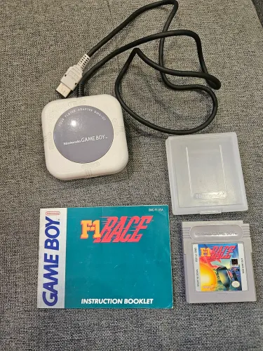 F1 race original cartucho fita game boy DMG + adaptador 4 jog four player adapter  DMG-07