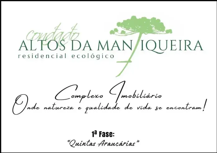 Condomínio fechado Quintas Araucárias (Sapucaí Mirim - MG) - lotes a partir de 1000 m2