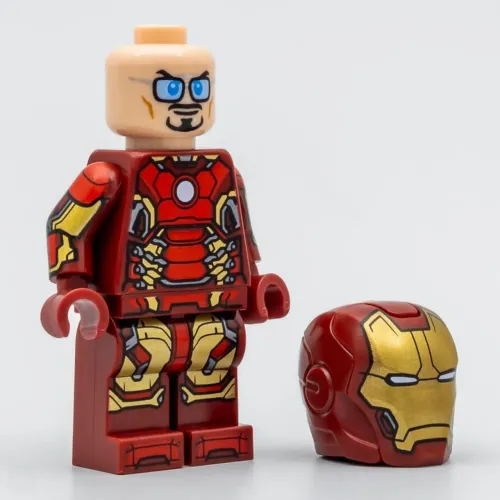 Lego iron Man mark43 com braços impressos NOVO