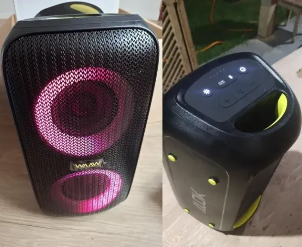 Caixa de Som Bluetooth Waaw Infinite 100 Top 100w rms