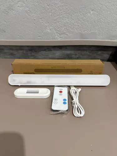luminária de led bastão recarregável 3 cores