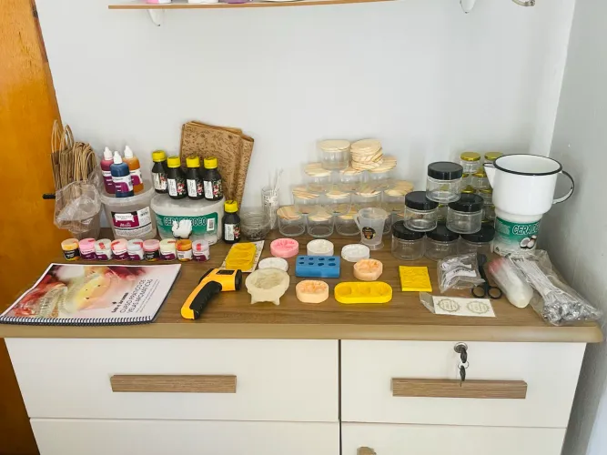 Kit para velas artesanais iniciante