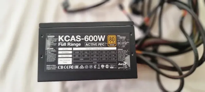 Fonte KCAS 600W BRONZE FULL RANGE