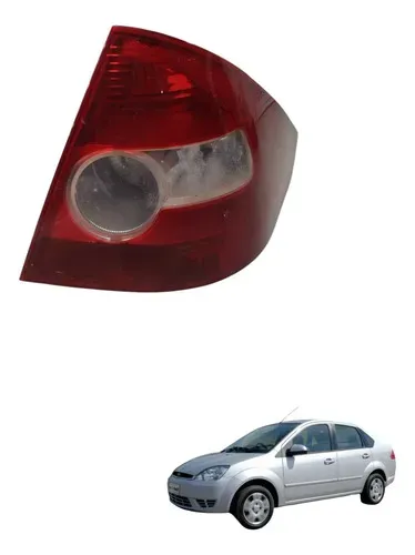 Lanterna Traseira Lado Direito Ford Fiesta Sedan 1.0 2006 Direito/passageiro Azul-claro